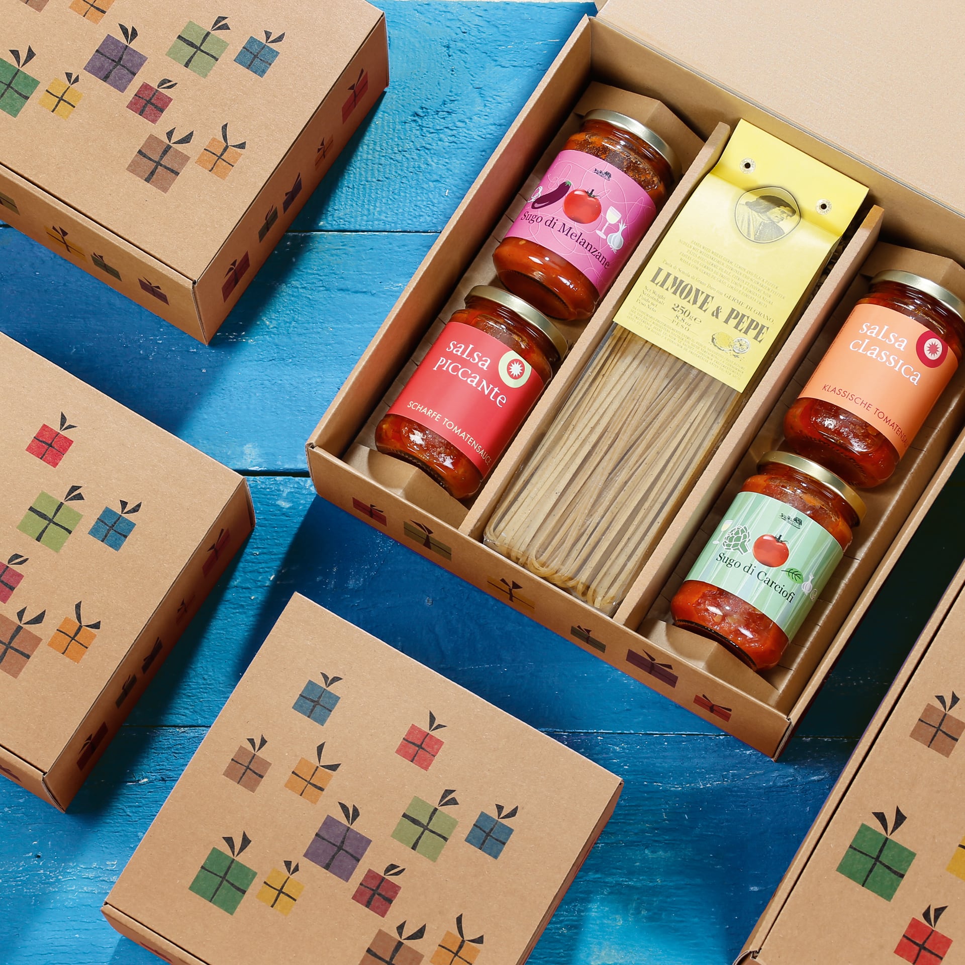 Geschenkverpackungen für Gläser