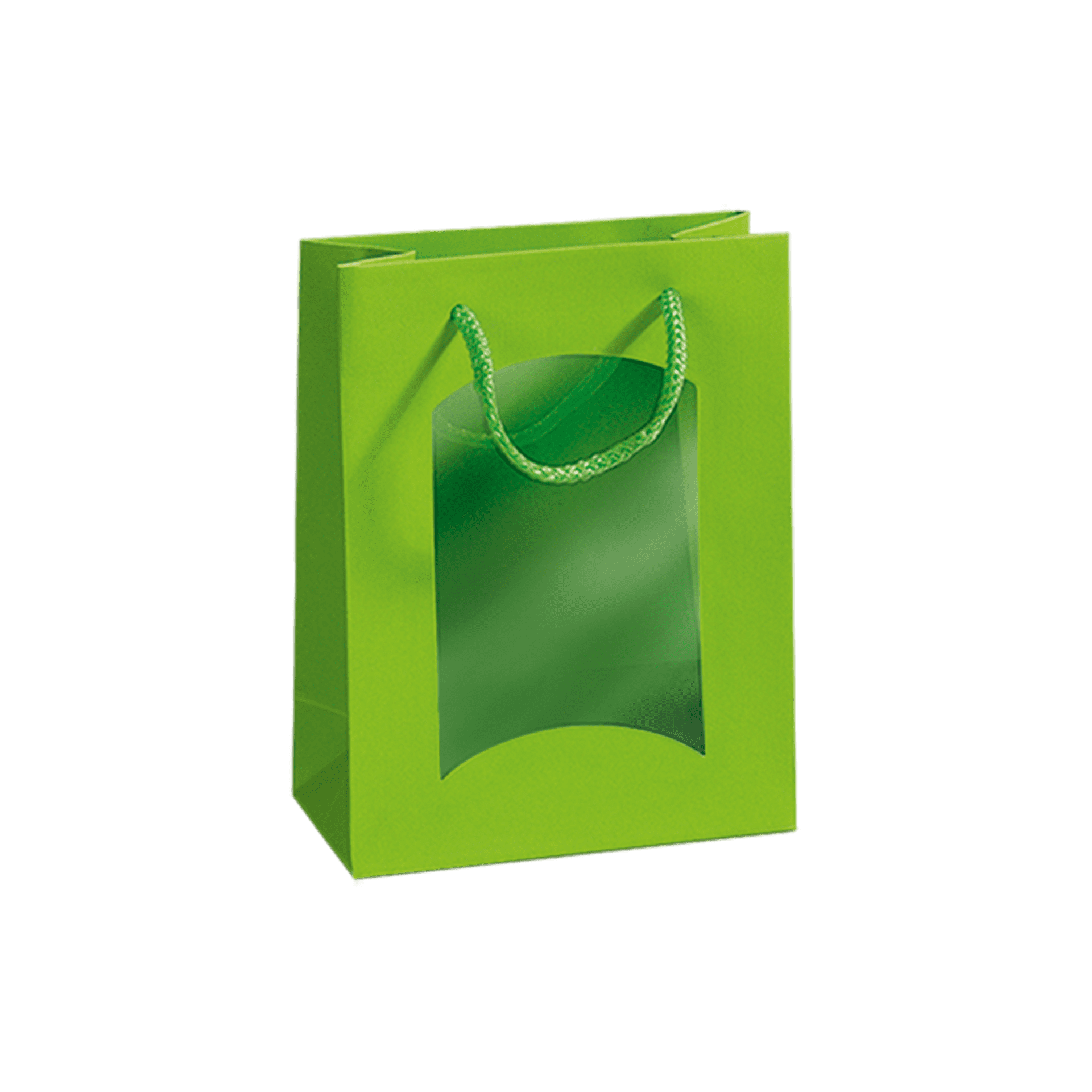 Papiertüte Mini - Hellgrün - 1 x 0,75 l