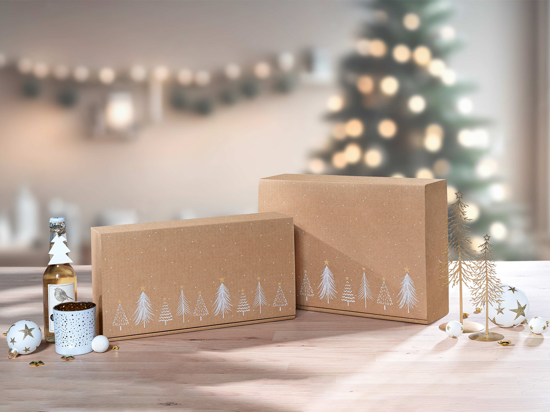 Weihnachtliche Geschenkverpackungen