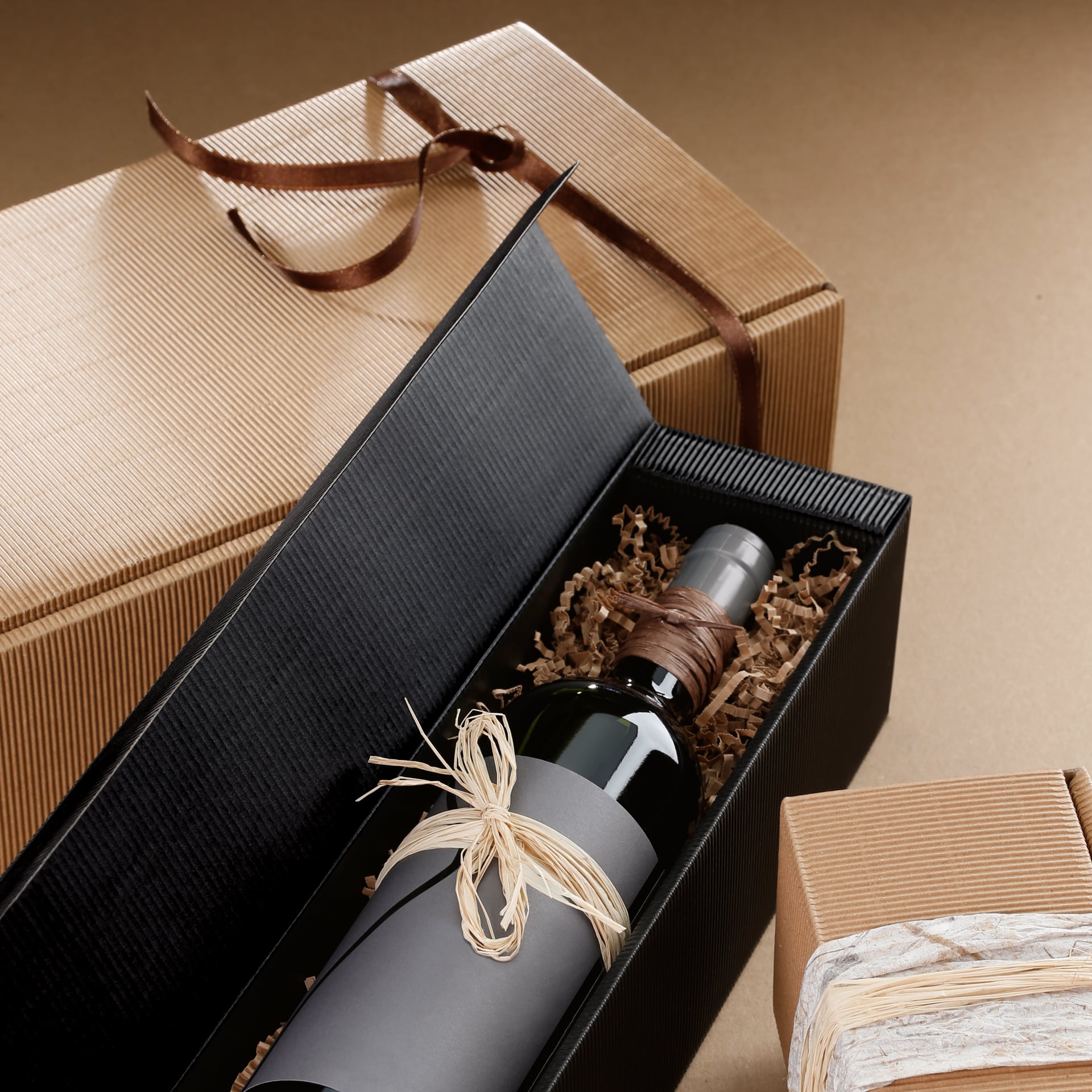 Geschenkverpackungen für Flaschen