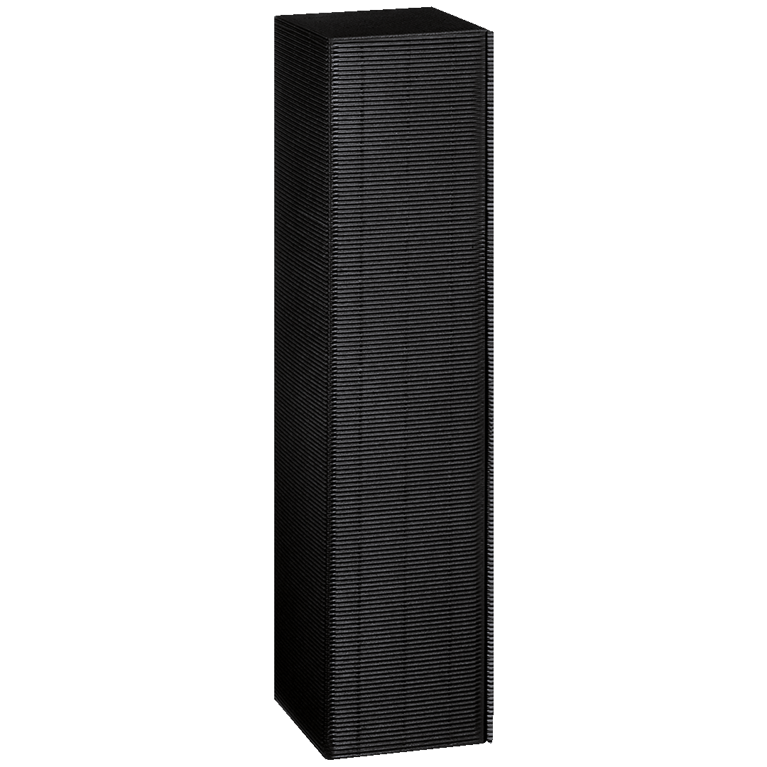 Präsentkarton - Schwarz - 1 x 0,75 l