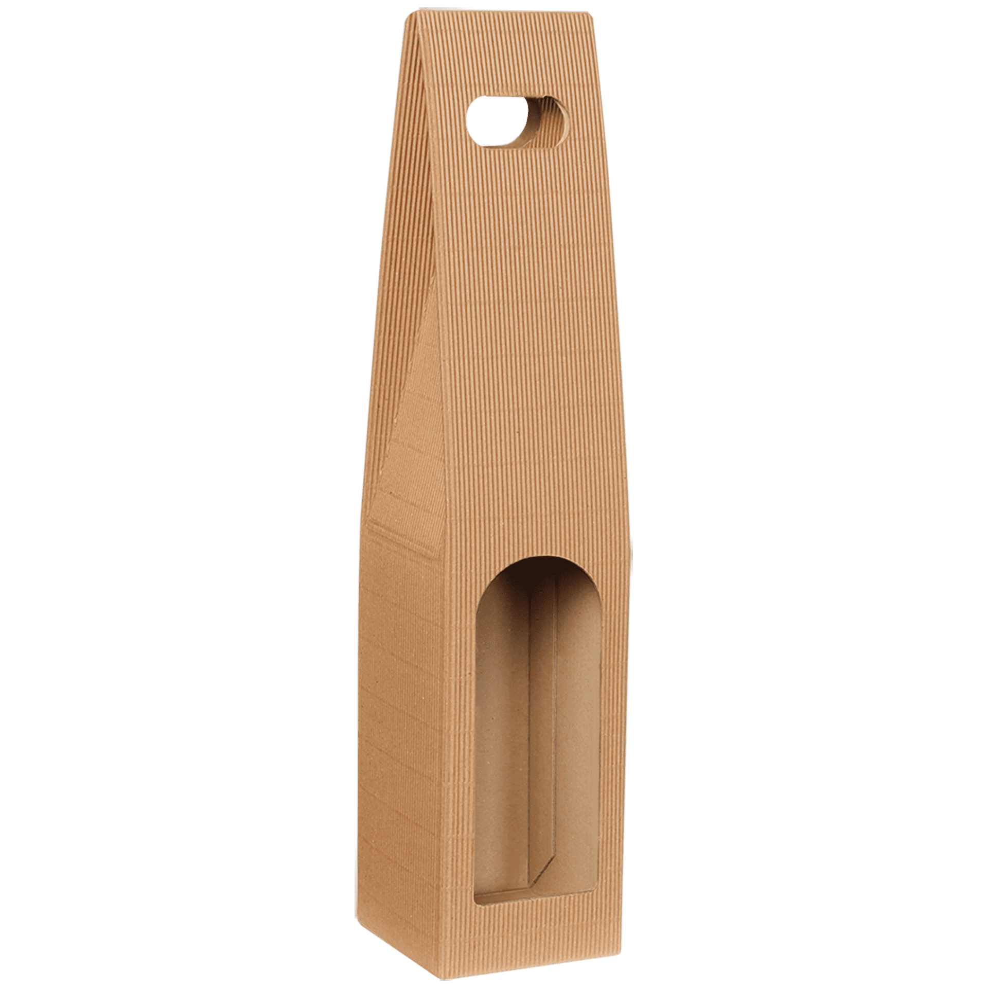 Tragekarton mit Sichtfenster 1 x 0,75 l / 1,0 l