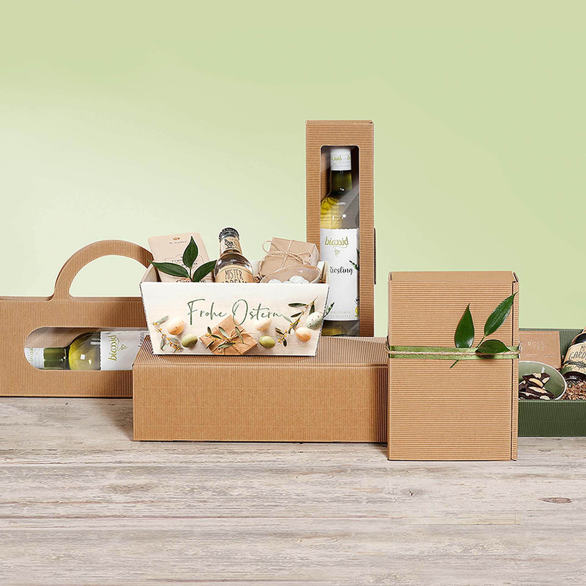 Frühlingshafte Geschenkverpackungen
