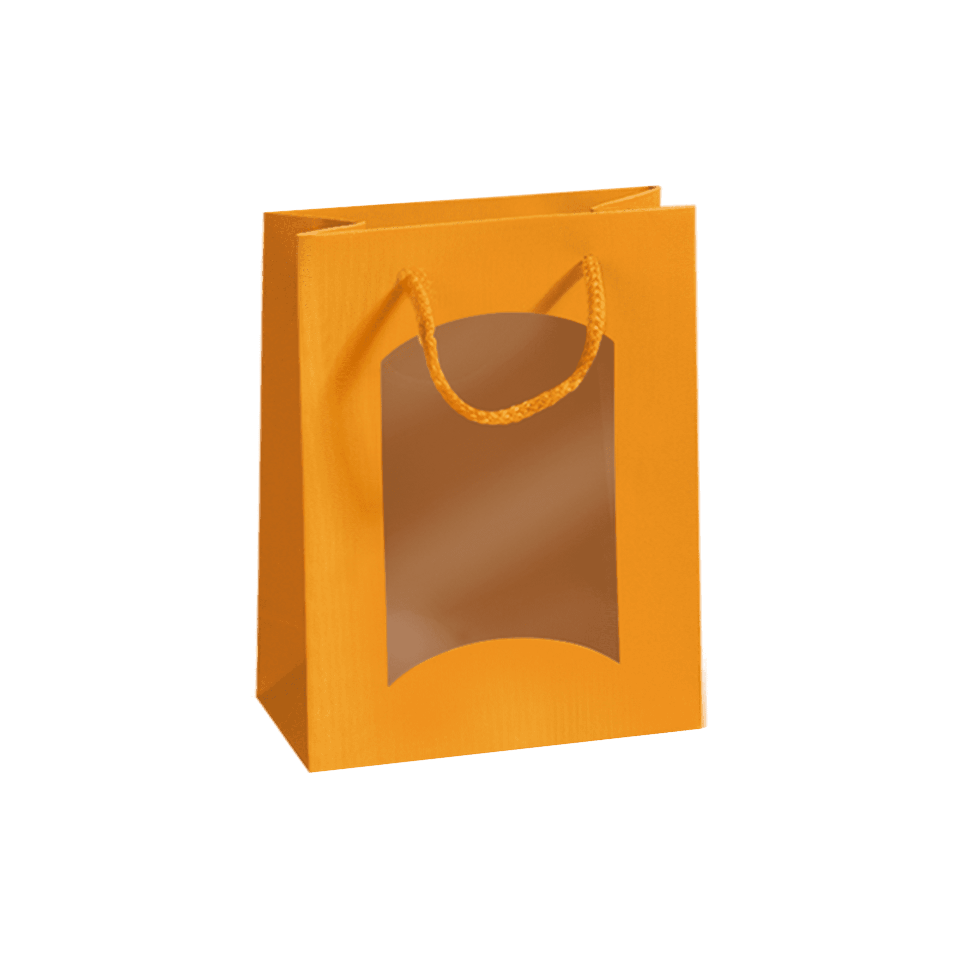Papiertüte Mini - Orange - 1 x 0,75 l