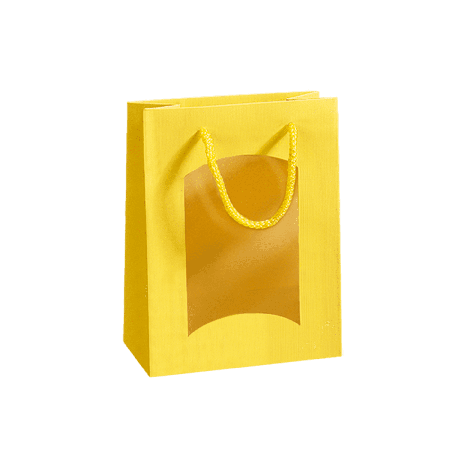 Papiertüte Mini - Gelb - 1 x 0,75 l