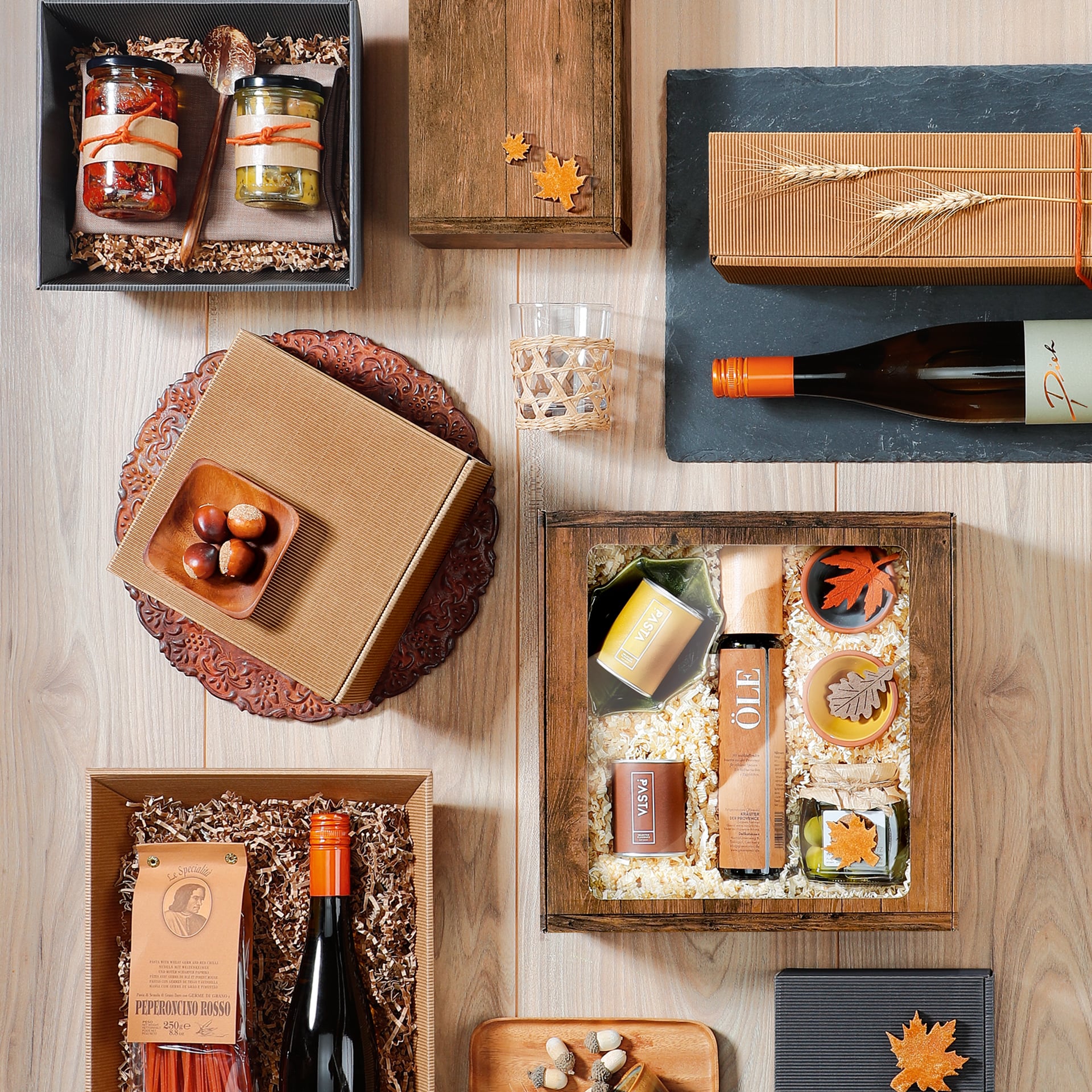 Geschenkverpackungen für Mischpräsente