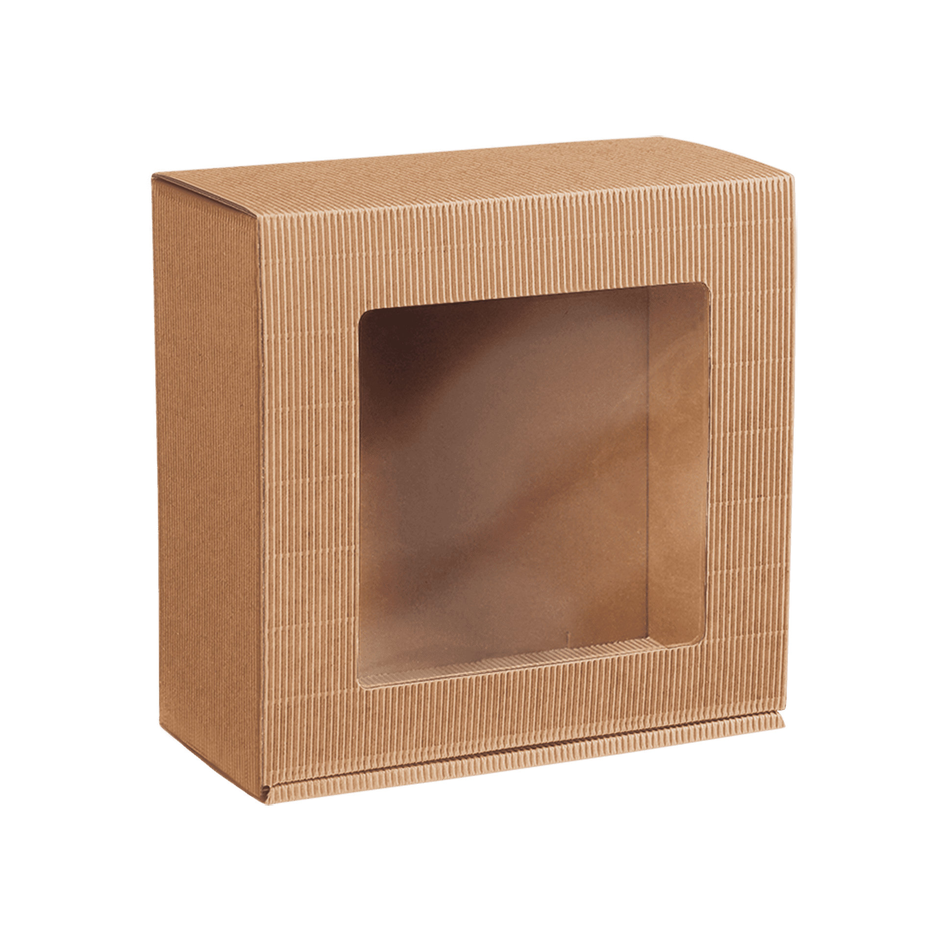 Geschenkbox mit Sichtfenster - Natura - mittel