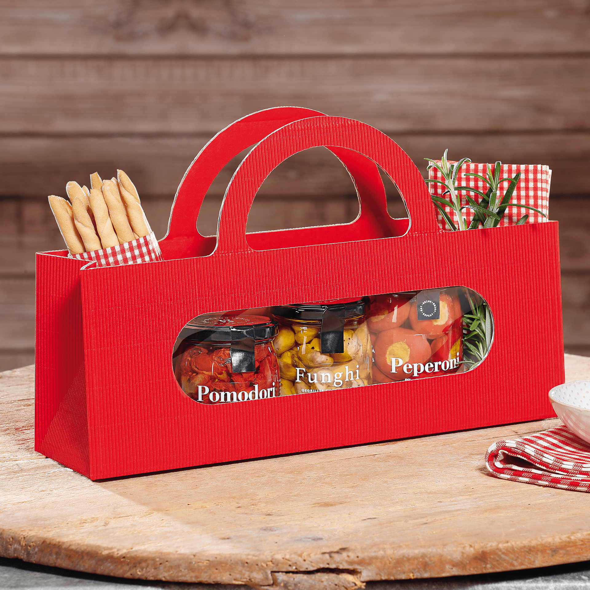 Geschenkverpackungen für Delikatessen