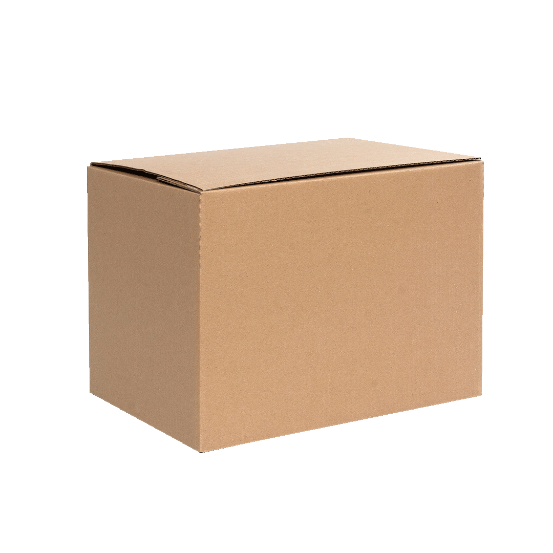 Blitzkarton braun 380x285x285mm Produkt geschlossen